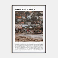 Pacifica State Beach Travel Color Poster