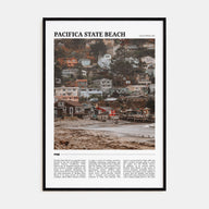 Pacifica State Beach Travel Color Poster