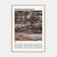 Pacifica State Beach Travel Color Poster