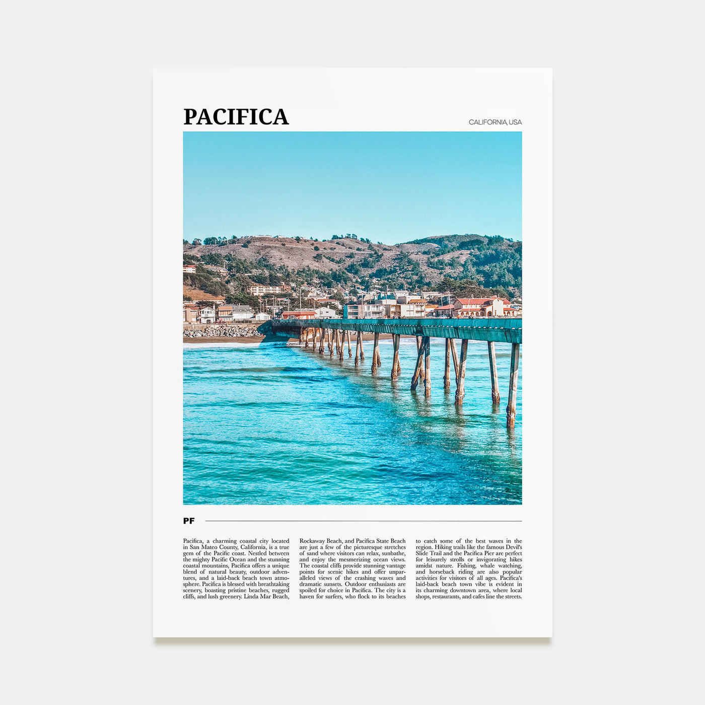 Pacifica Travel Color No 1 Poster