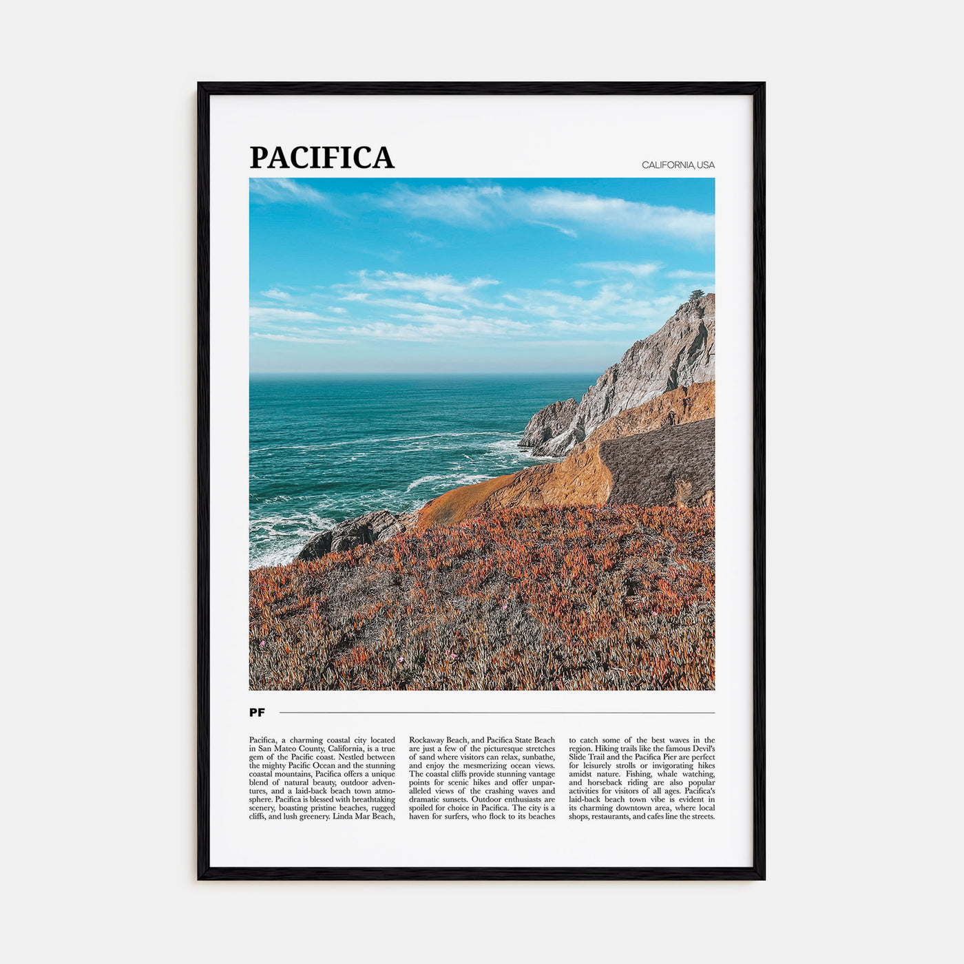 Pacifica Travel Color No 2 Poster