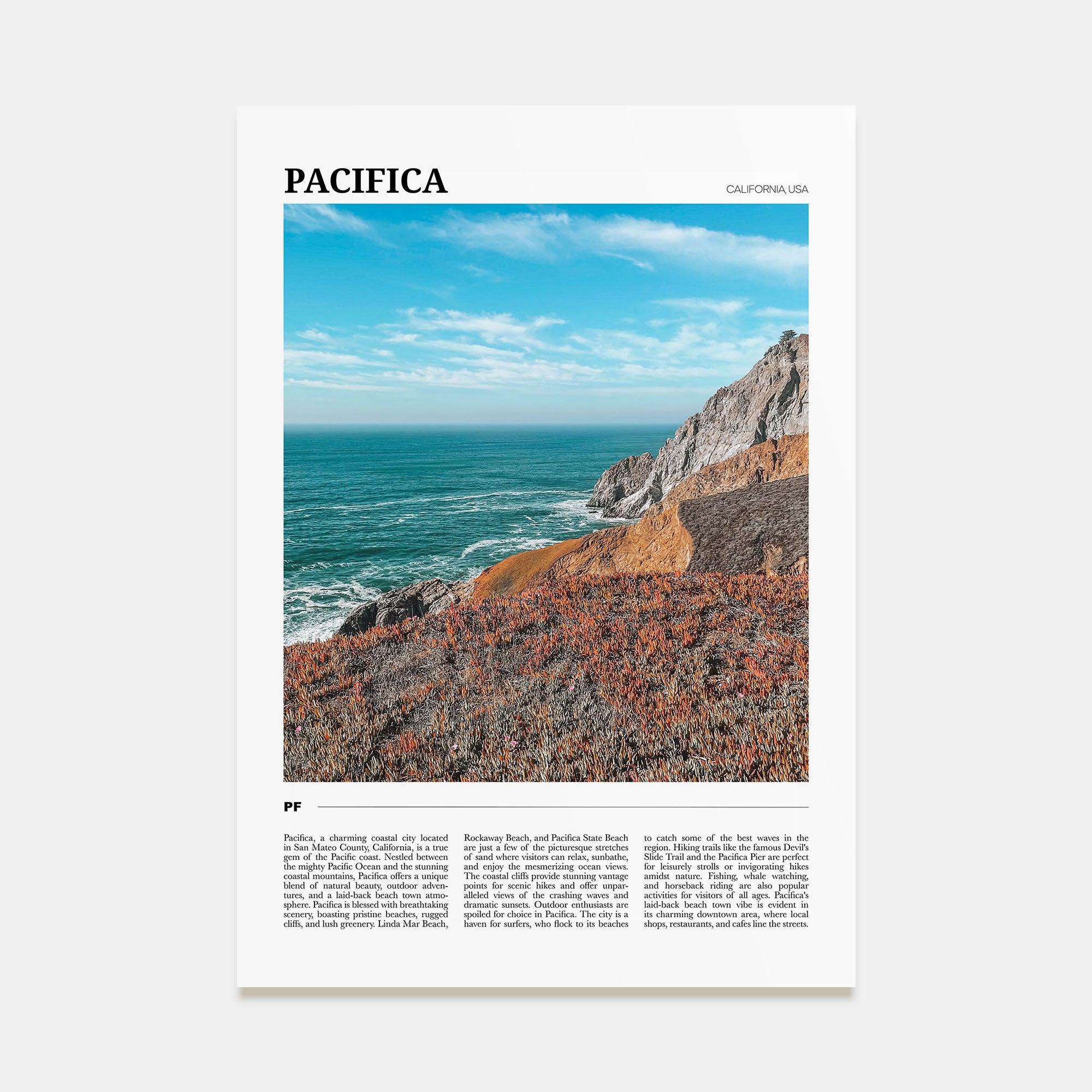 Pacifica Travel Color No 2 Poster