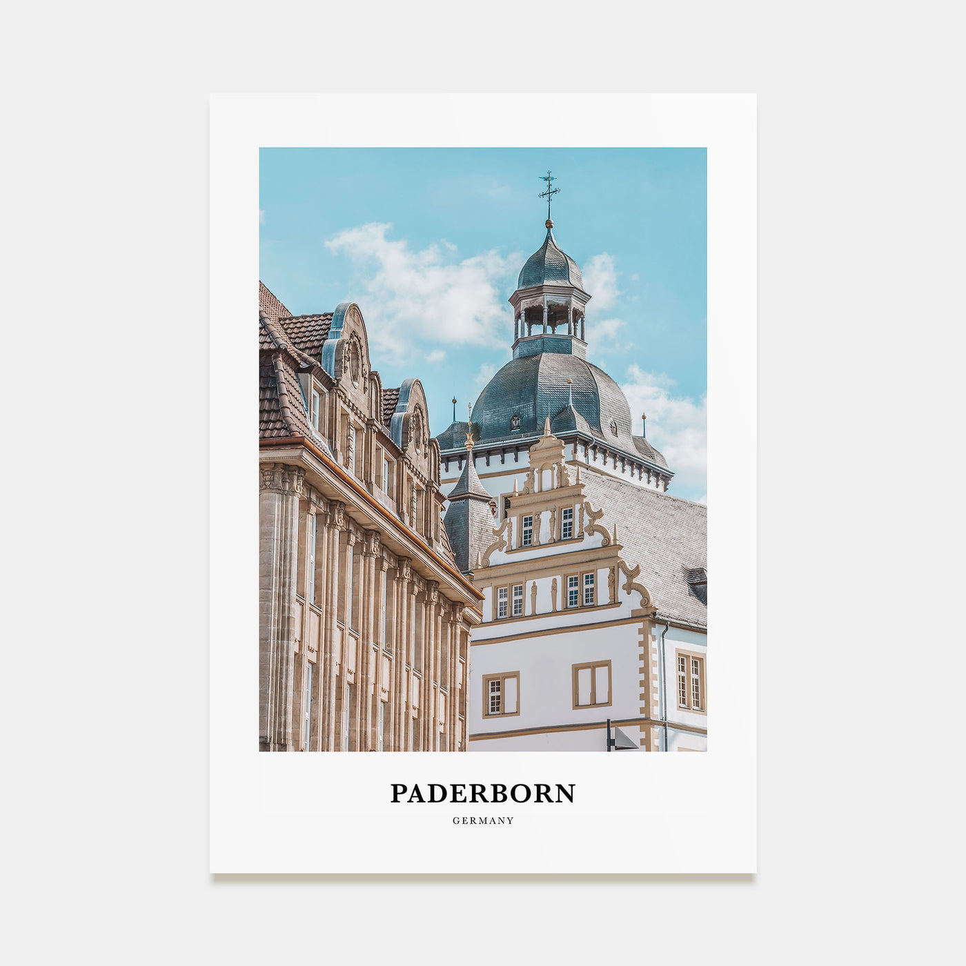 Paderborn Portrait Color Poster