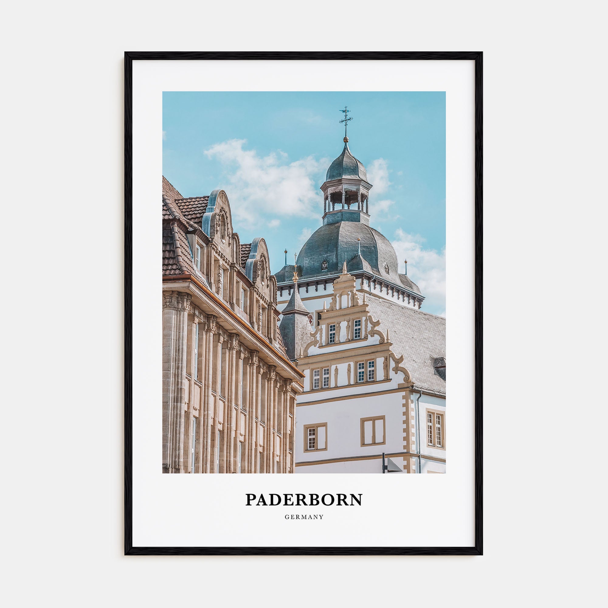 Paderborn Portrait Color Poster
