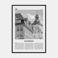 Paderborn Travel B&W Poster