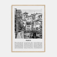 Padua Travel B&W Poster
