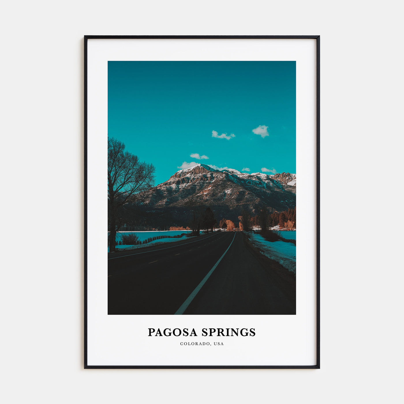 Pagosa Springs Portrait Color Poster
