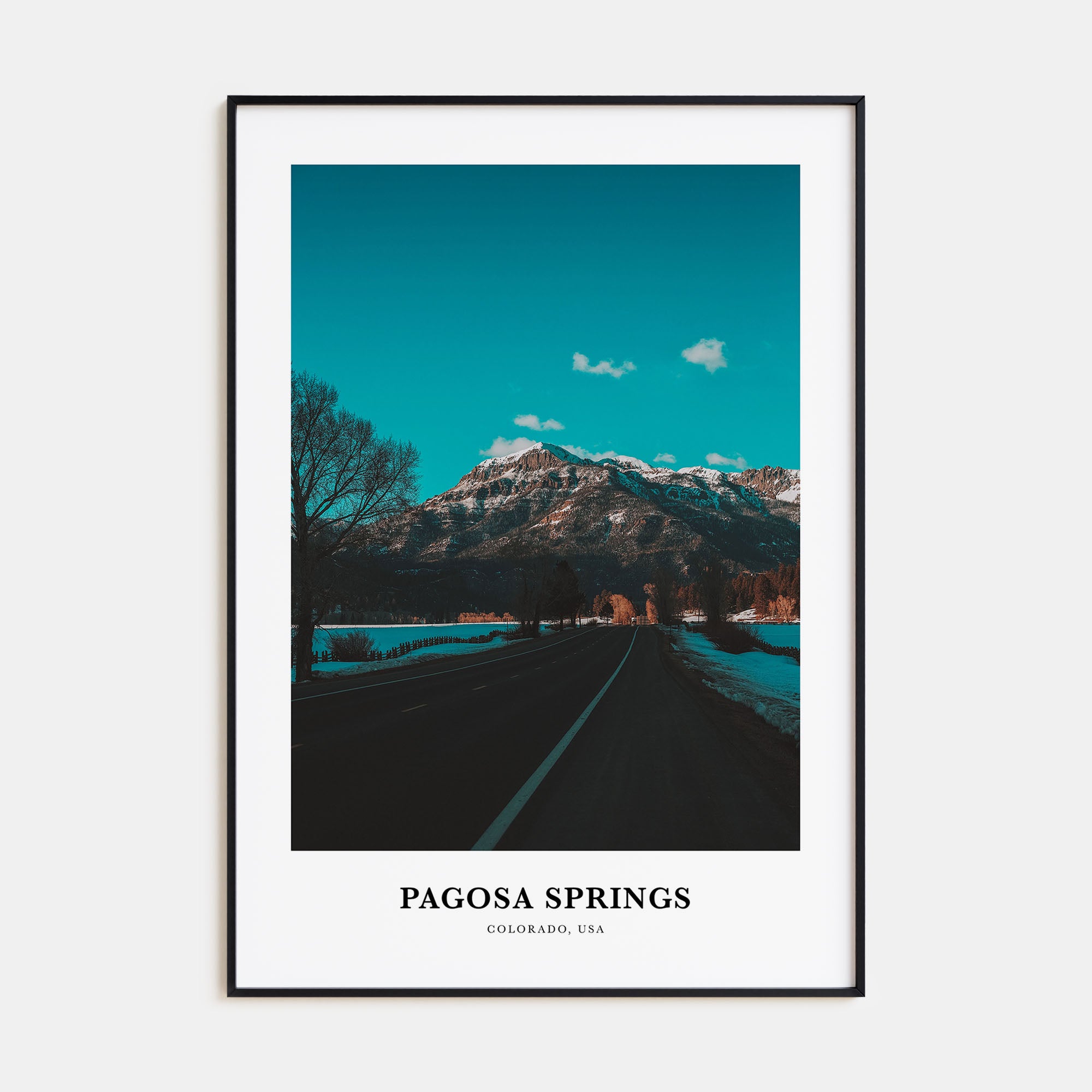 Pagosa Springs Portrait Color Poster