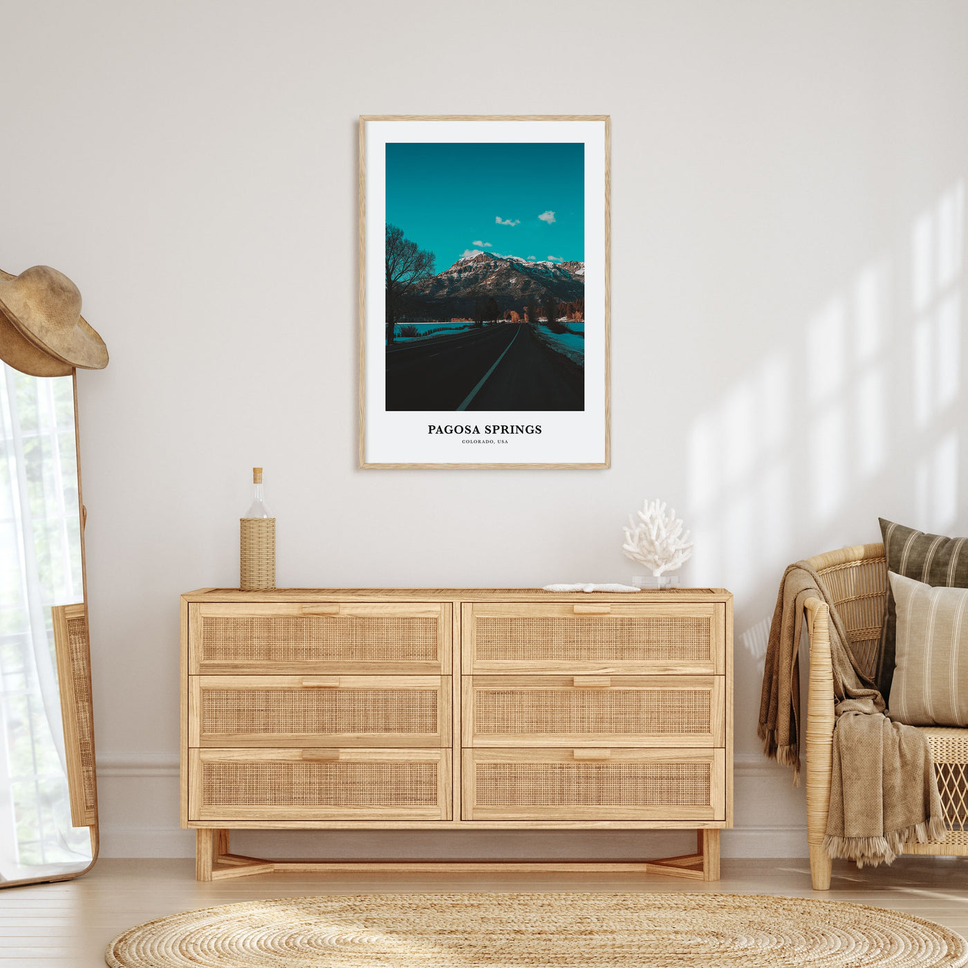 Pagosa Springs Portrait Color Poster