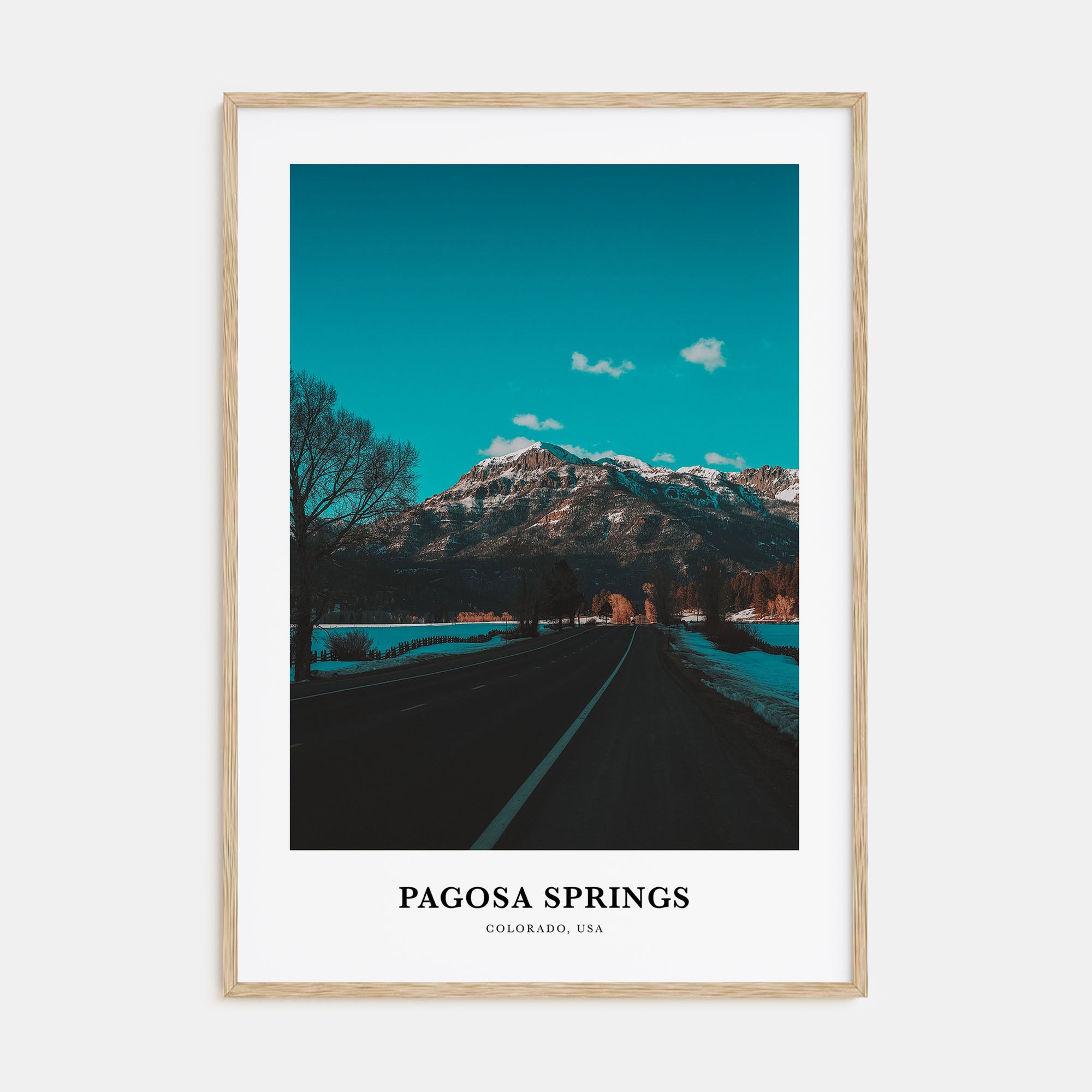 Pagosa Springs Portrait Color Poster