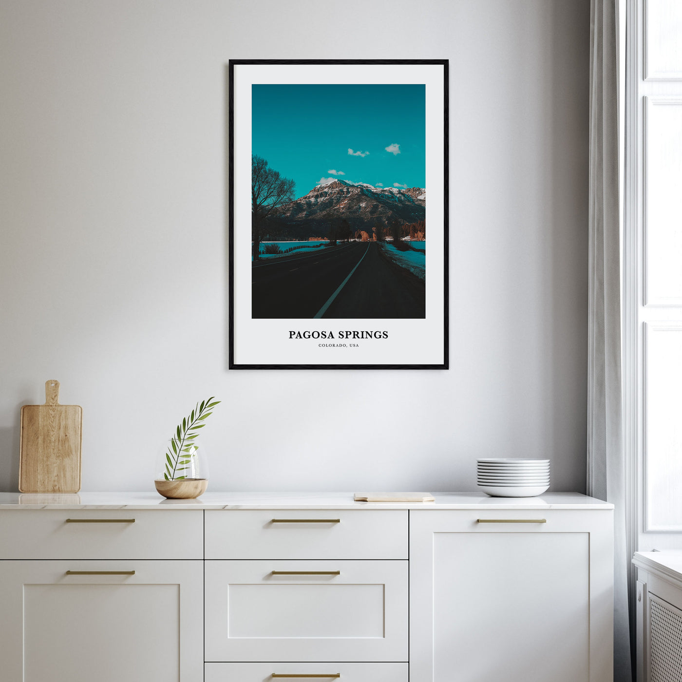 Pagosa Springs Portrait Color Poster