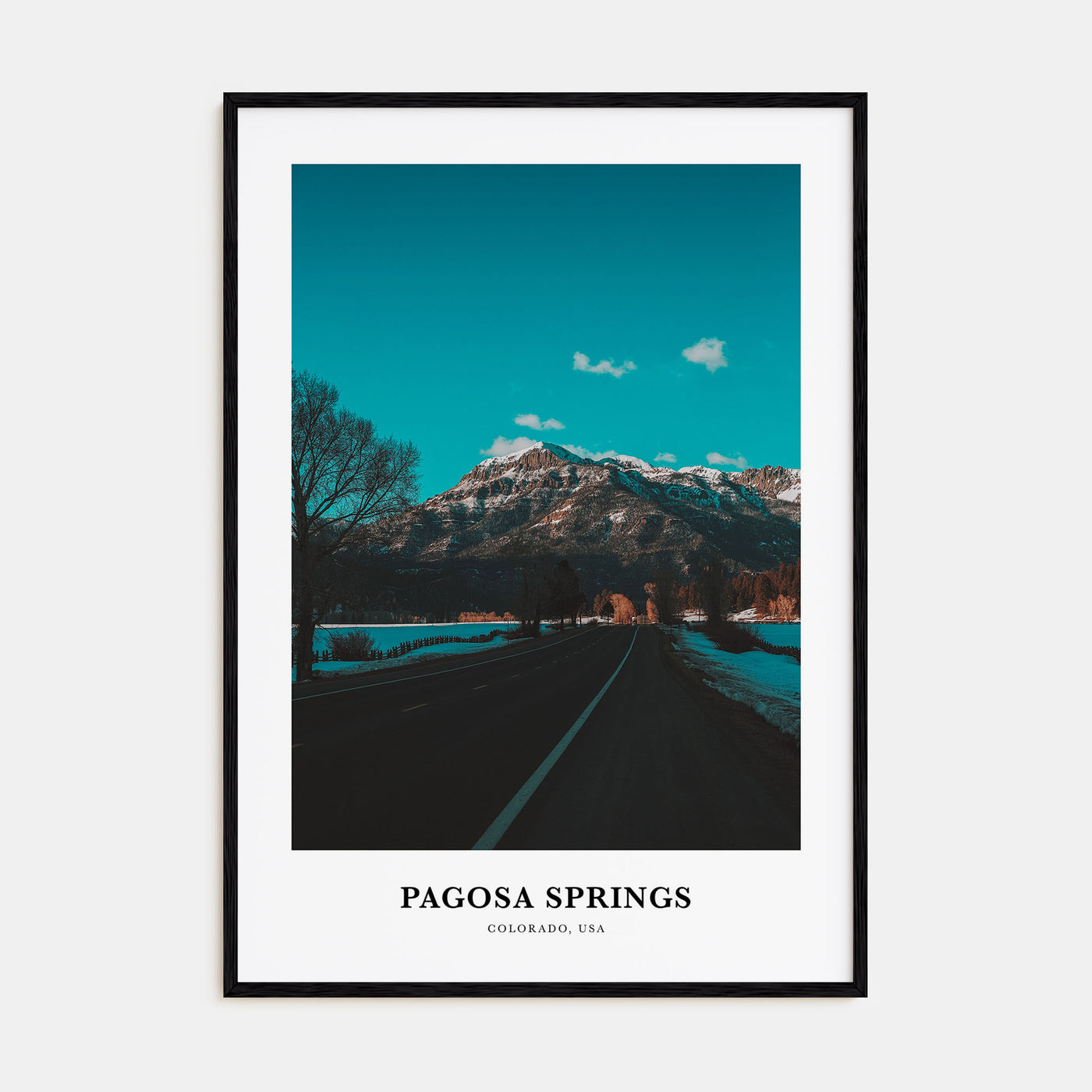Pagosa Springs Portrait Color Poster
