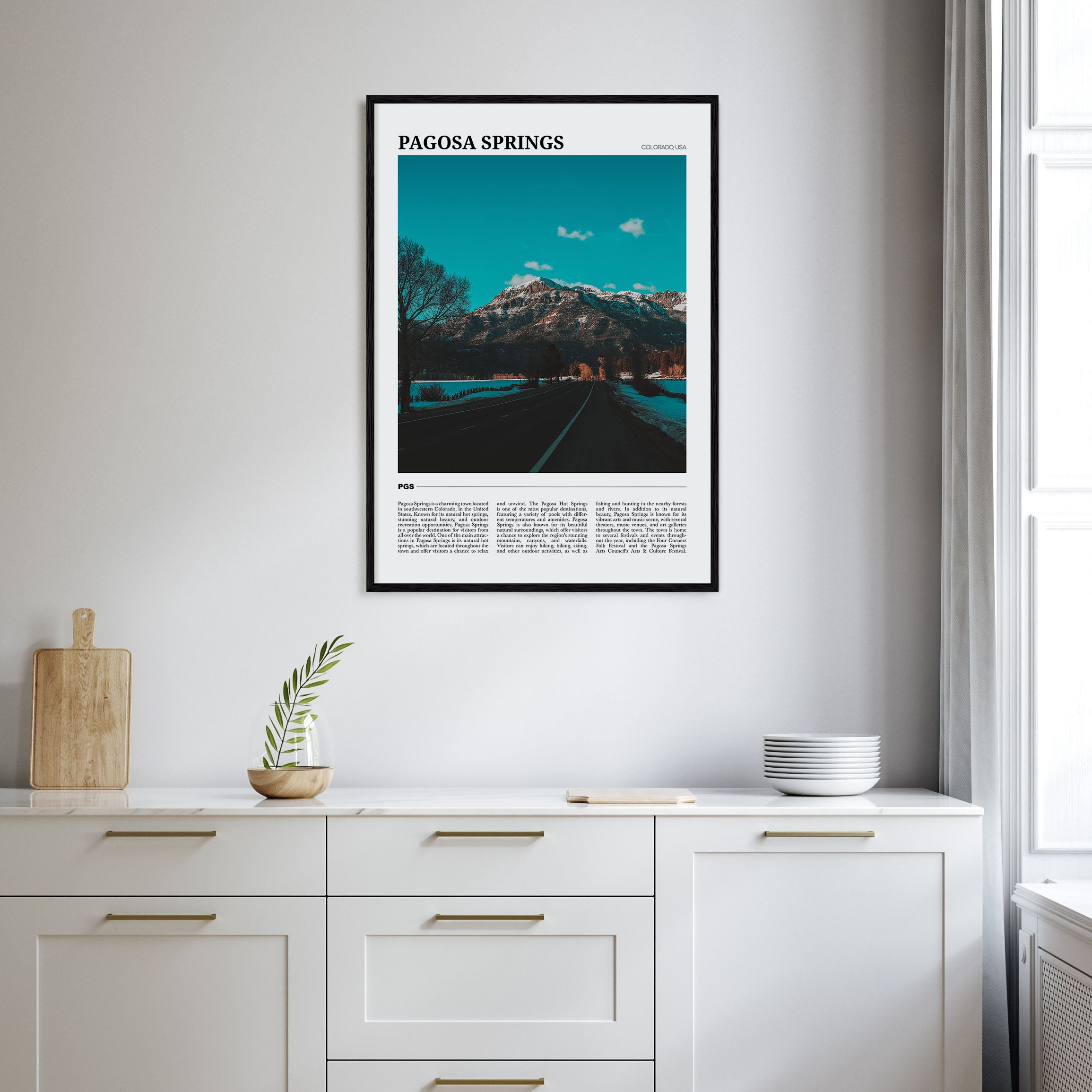 Pagosa Springs Travel Color Poster