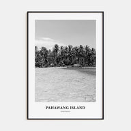 Pahawang Island Portrait B&W Poster