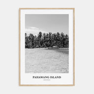 Pahawang Island Portrait B&W Poster