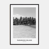 Pahawang Island Portrait B&W Poster
