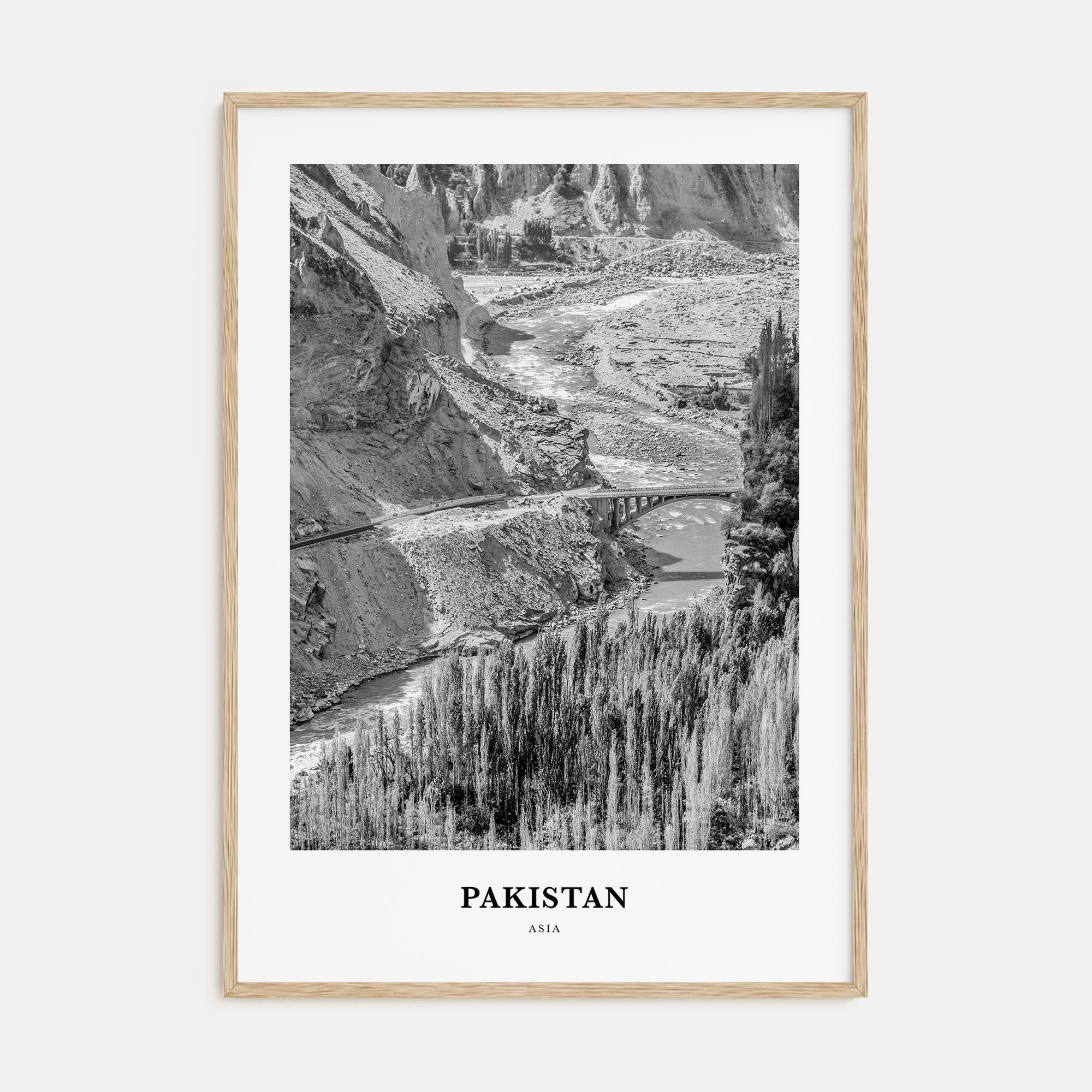 Pakistan Portrait B&W No 1 Poster