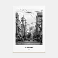 Pakistan Portrait B&W No 2 Poster