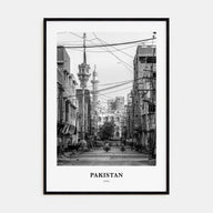 Pakistan Portrait B&W No 2 Poster