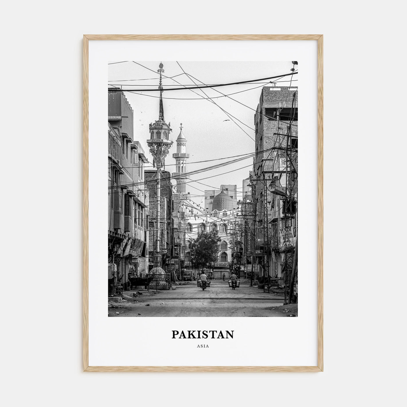 Pakistan Portrait B&W No 2 Poster