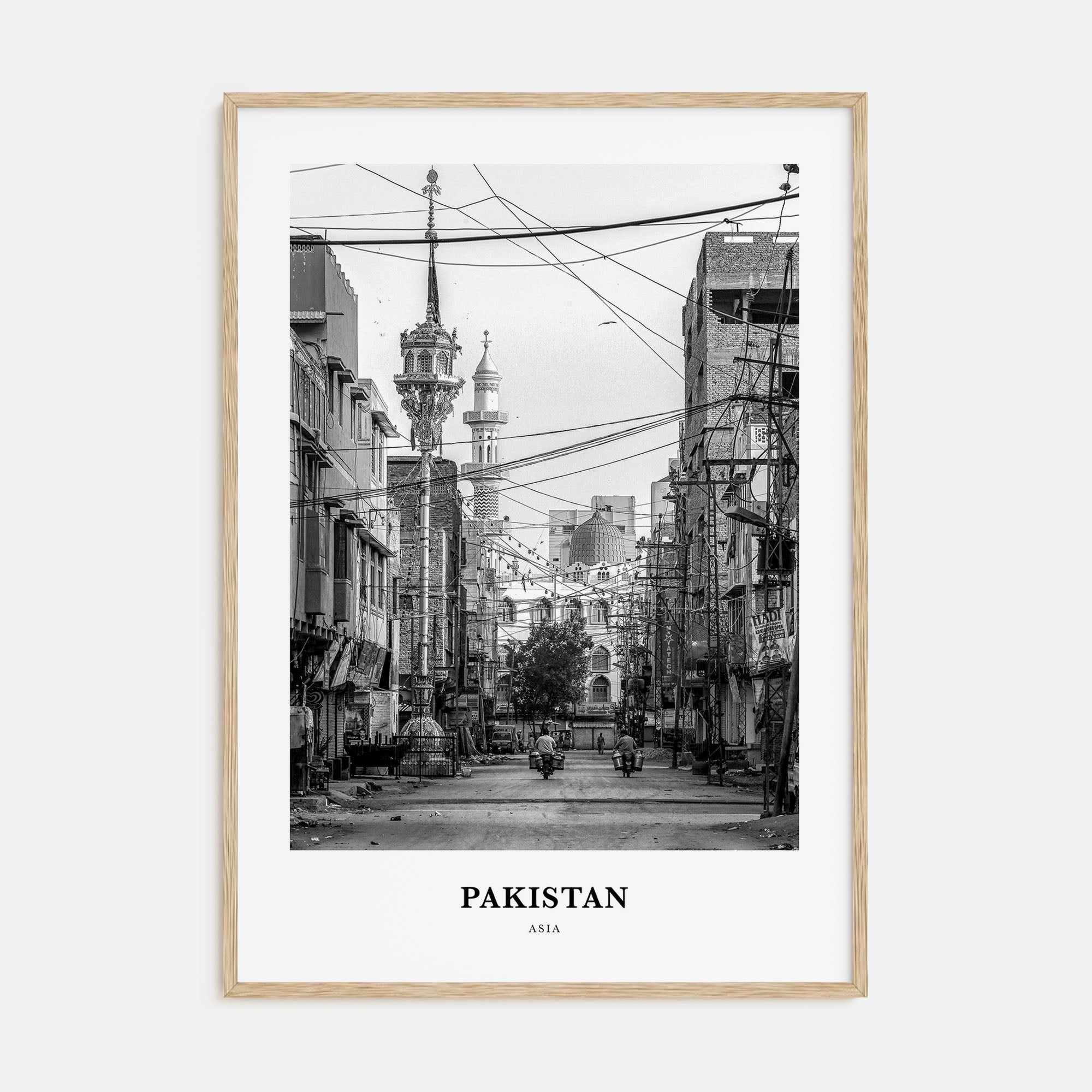 Pakistan Portrait B&W No 2 Poster