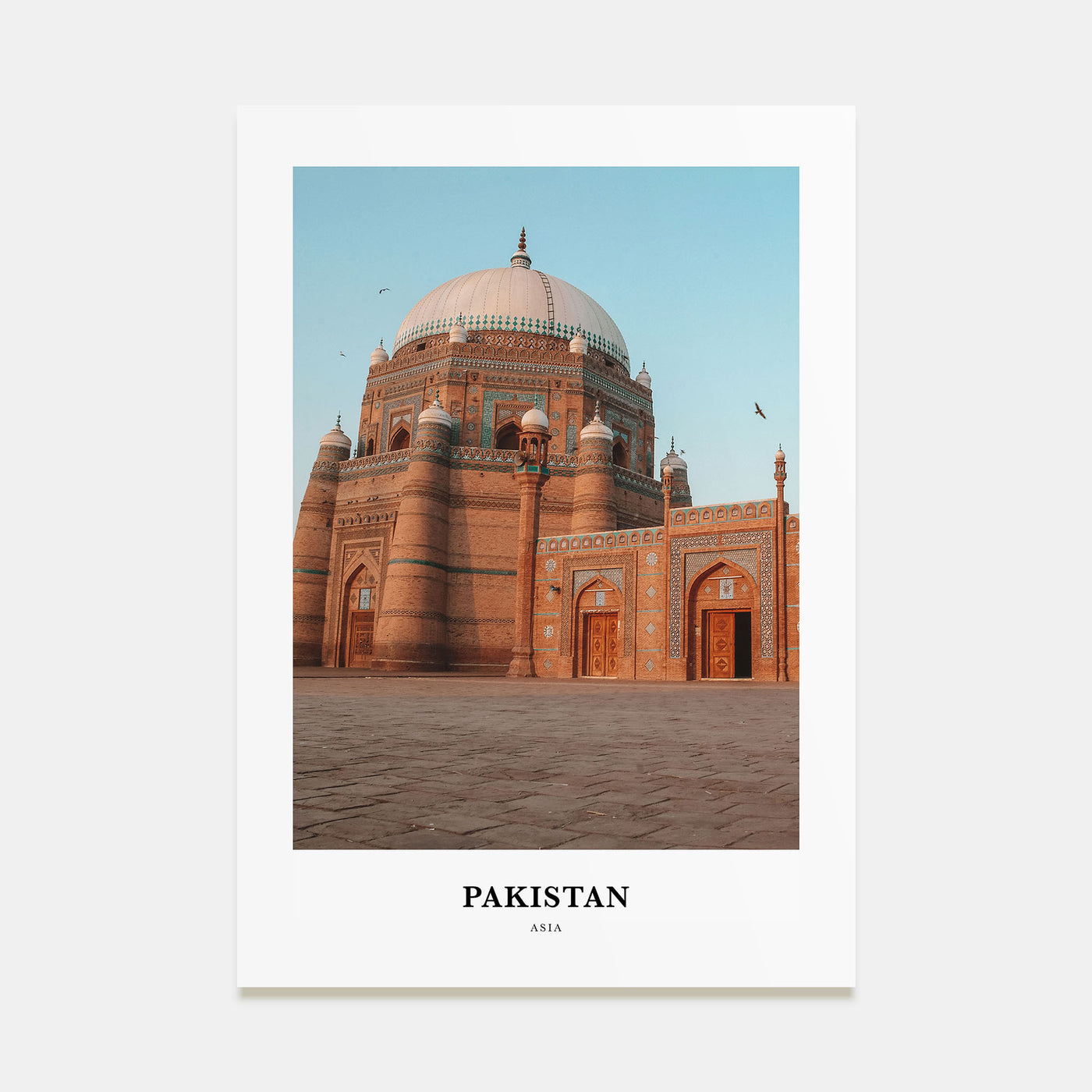 Pakistan Portrait Color Poster