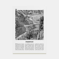 Pakistan Travel B&W No 2 Poster