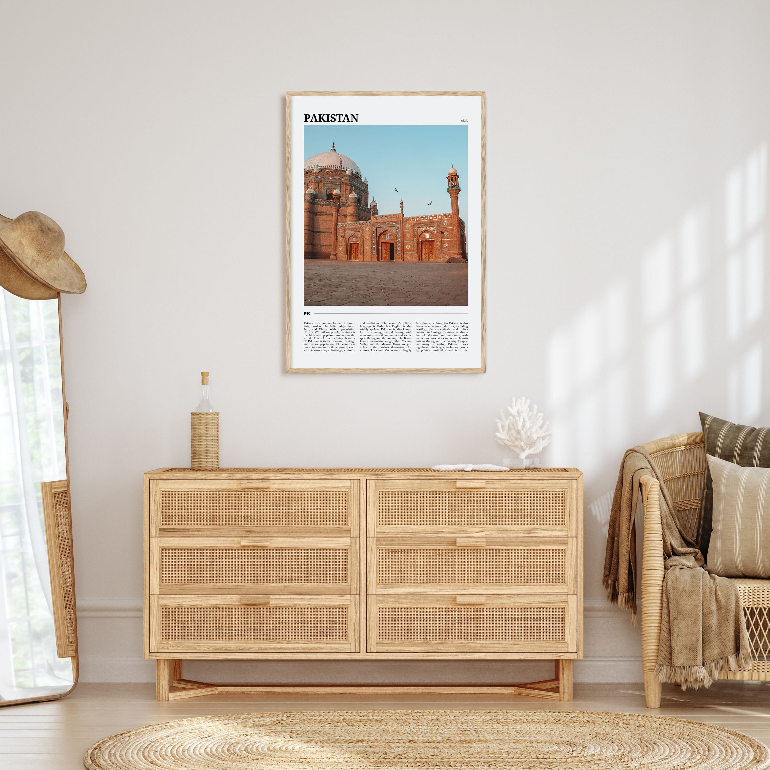 Pakistan Travel Color Poster