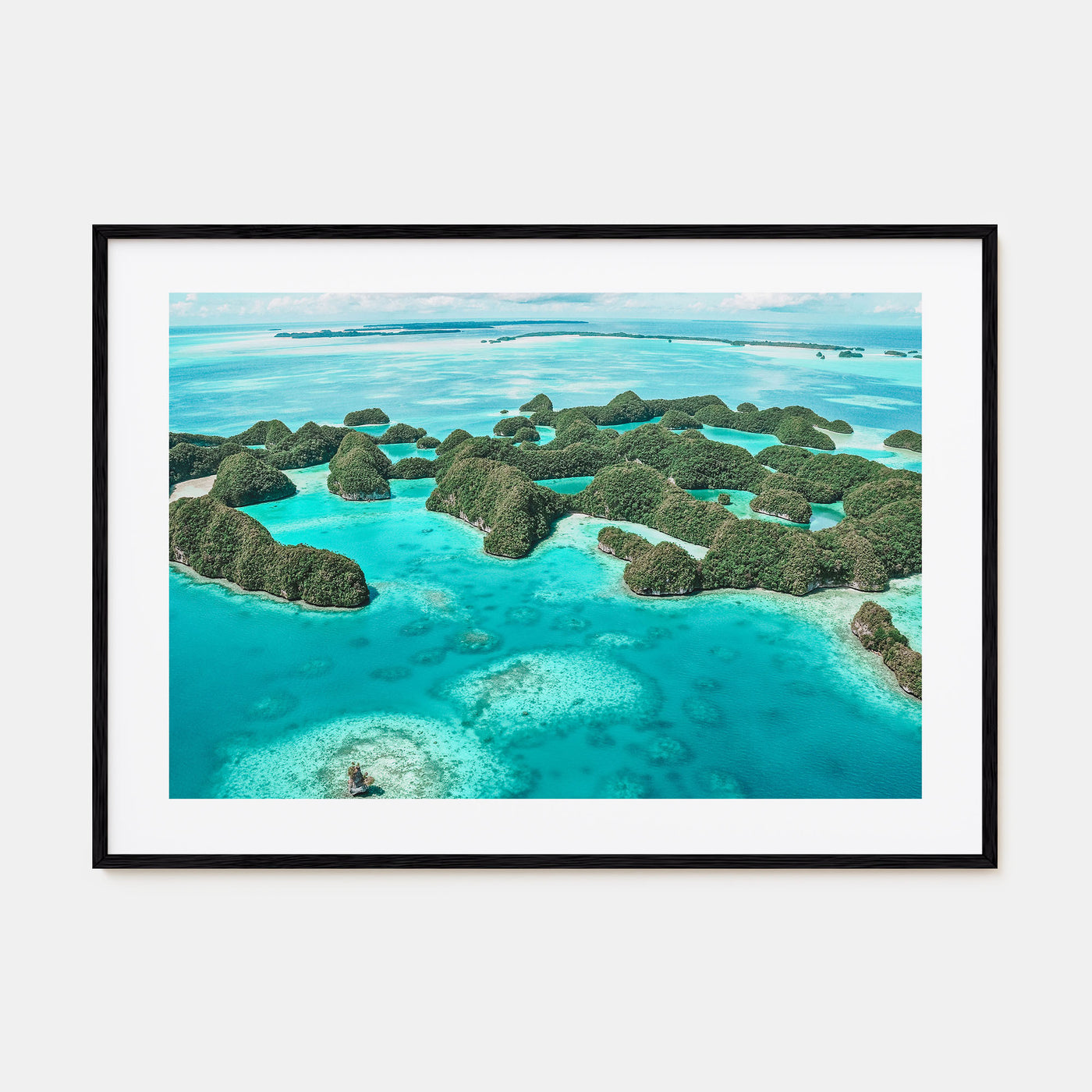 Palau, Oceania Landscape Color Poster
