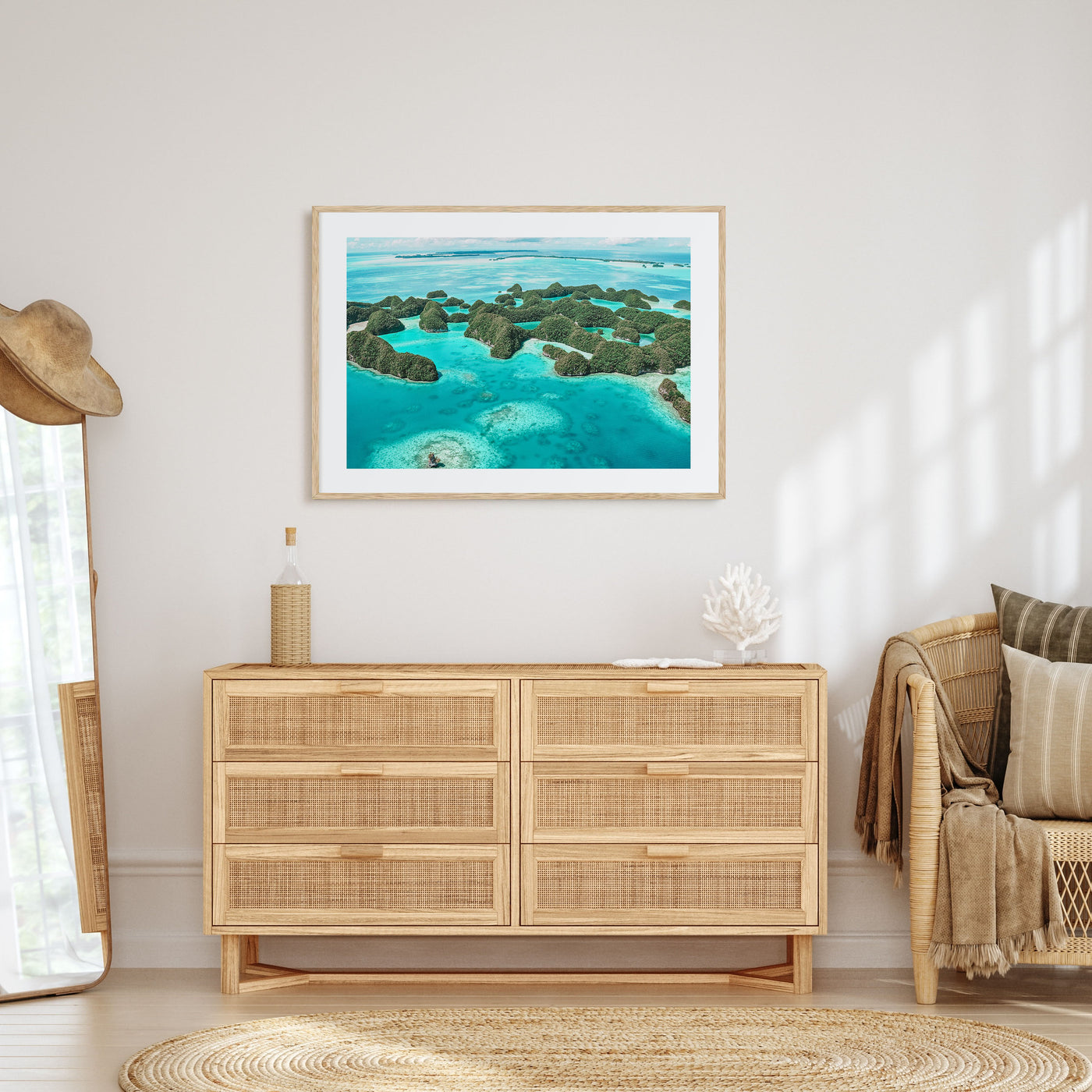 Palau, Oceania Landscape Color Poster