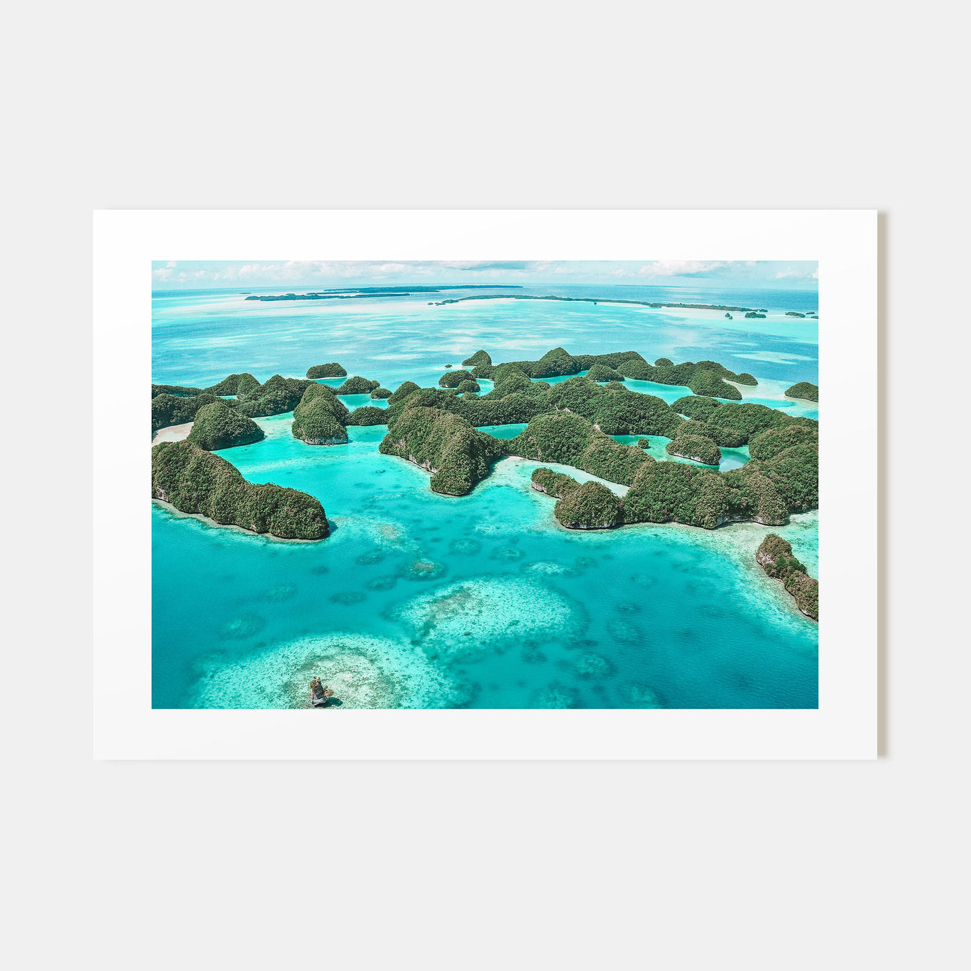 Palau, Oceania Landscape Color Poster