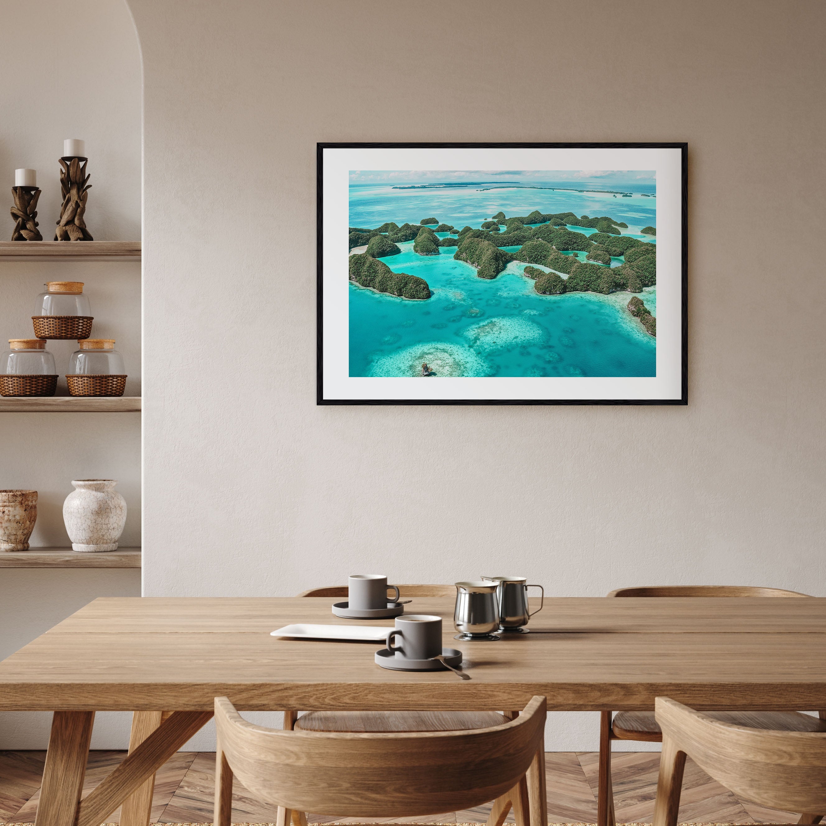 Palau, Oceania Landscape Color Poster