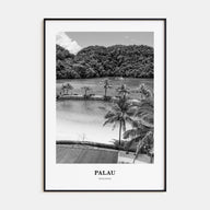 Palau, Oceania Portrait B&W Poster