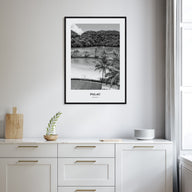 Palau, Oceania Portrait B&W Poster