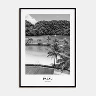 Palau, Oceania Portrait B&W Poster