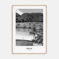 Palau, Oceania Portrait B&W Poster