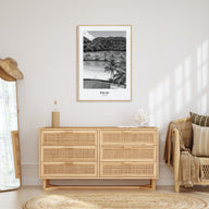 Palau, Oceania Portrait B&W Poster