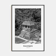 Palenque Portrait B&W Poster