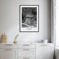 Palenque Portrait B&W Poster