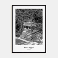 Palenque Portrait B&W Poster