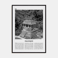 Palenque Travel B&W Poster