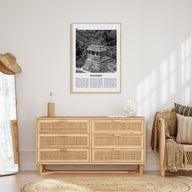 Palenque Travel B&W Poster
