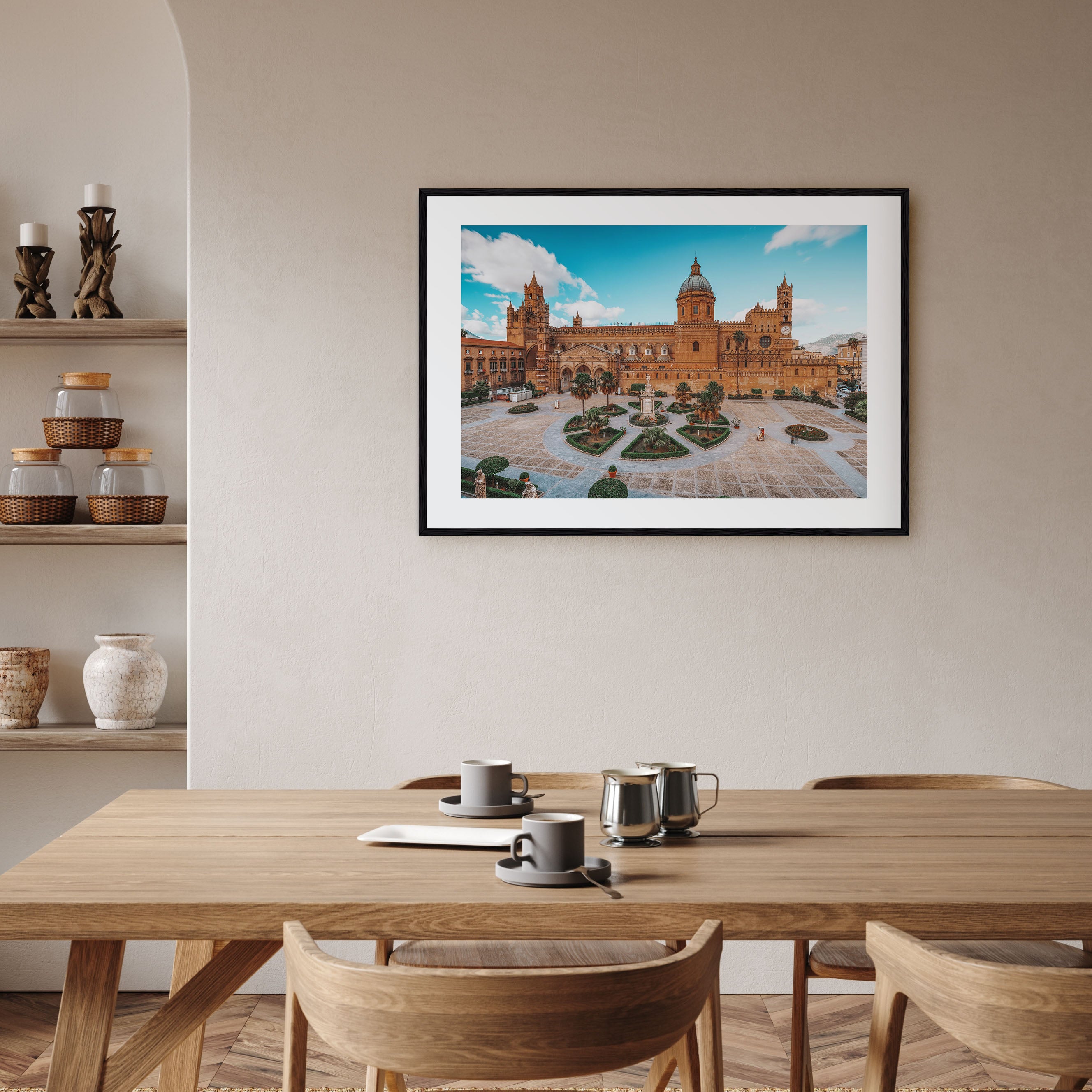 Palermo Landscape Color Poster