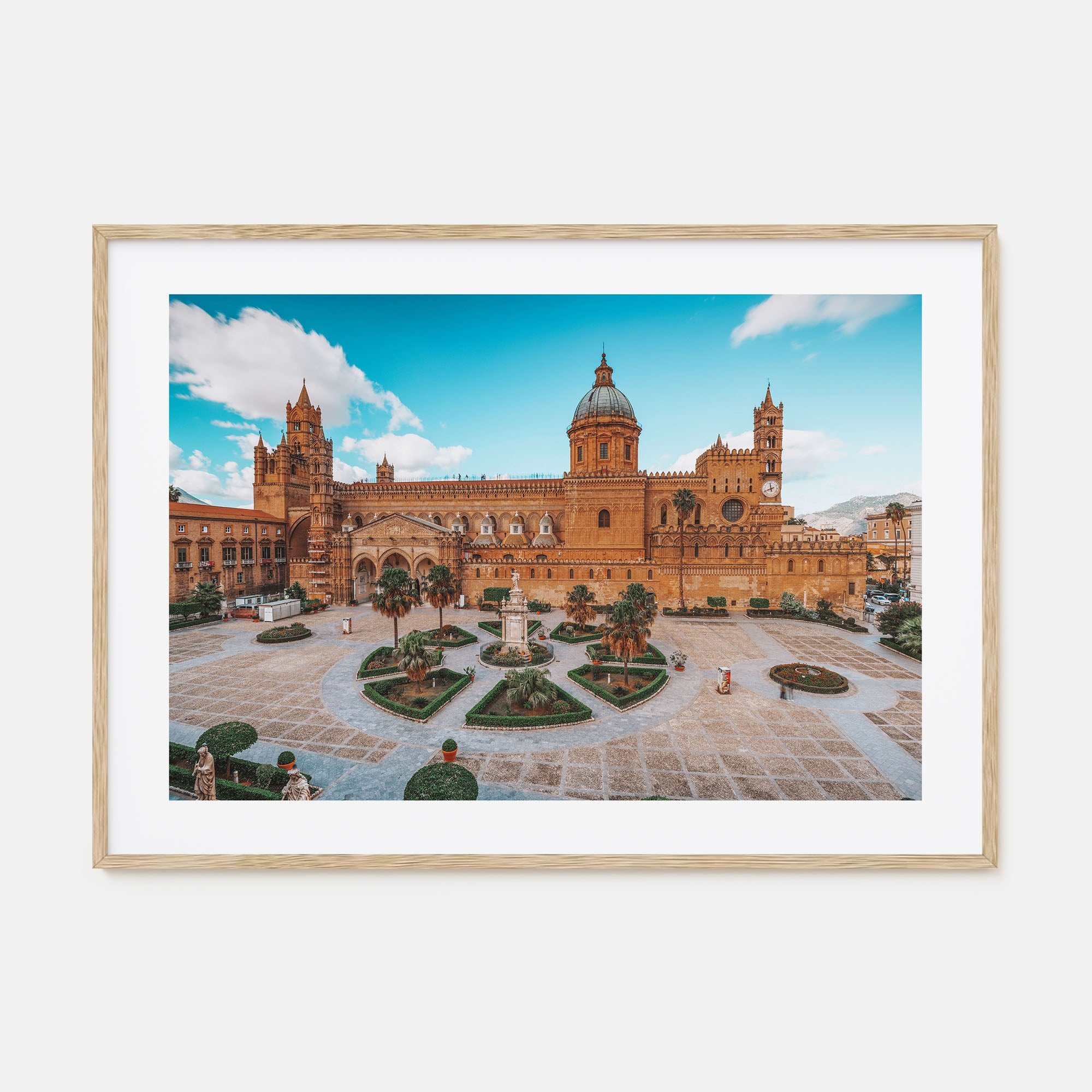 Palermo Landscape Color Poster