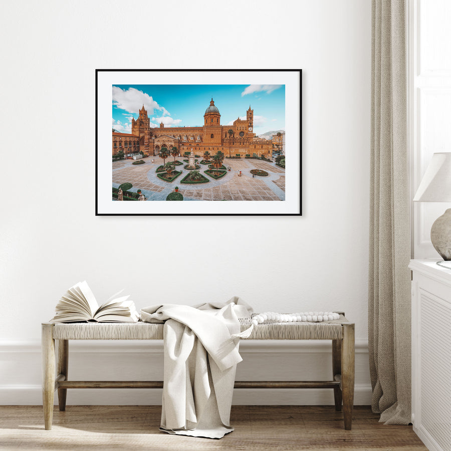 Palermo Landscape Color Poster