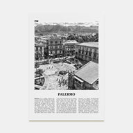 Palermo Travel B&W Poster