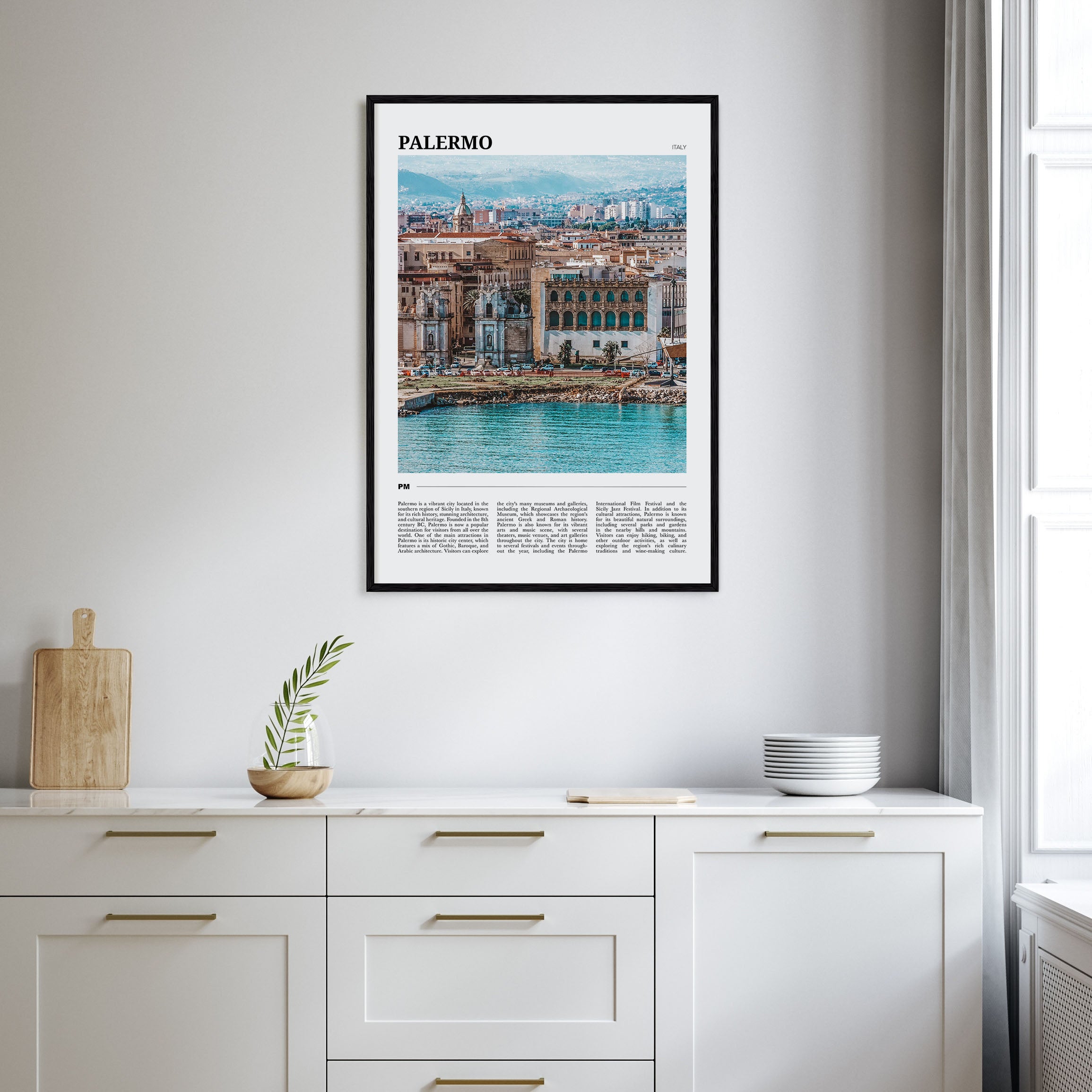Palermo Travel Color Poster