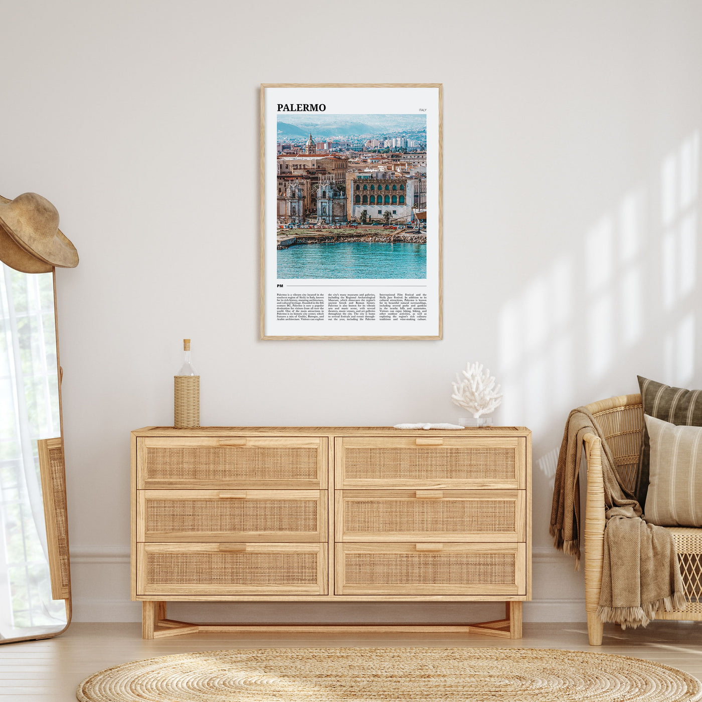 Palermo Travel Color Poster