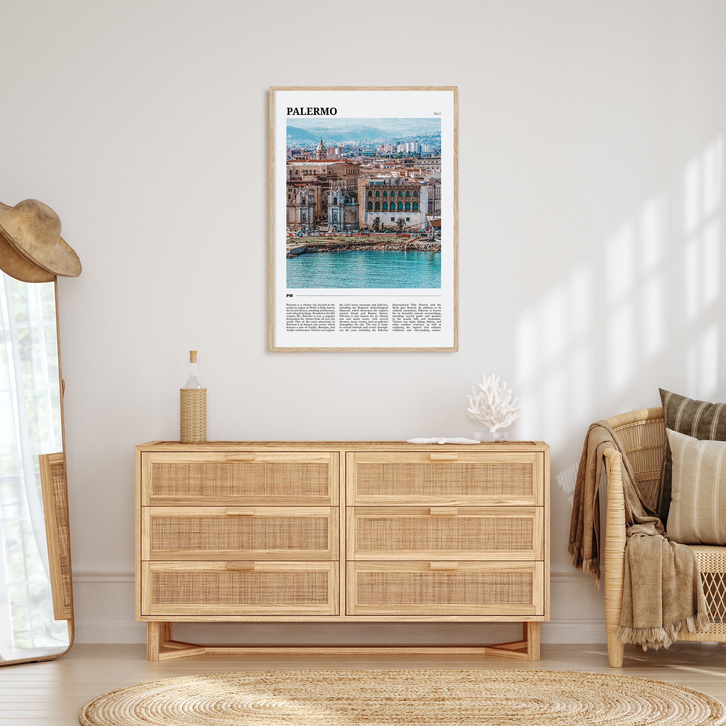 Palermo Travel Color Poster