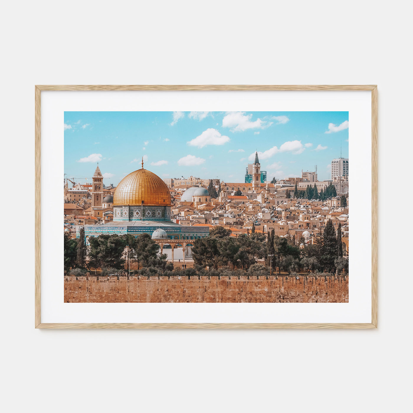 Palestine Landscape Color Poster
